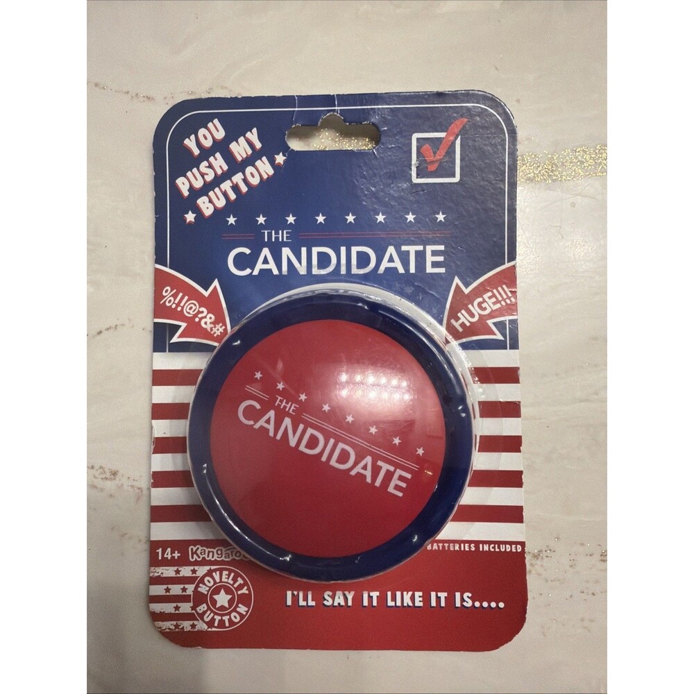 Talking President Donald Trump Button "The Candidate" 14 Quotes MAGA #45 #47